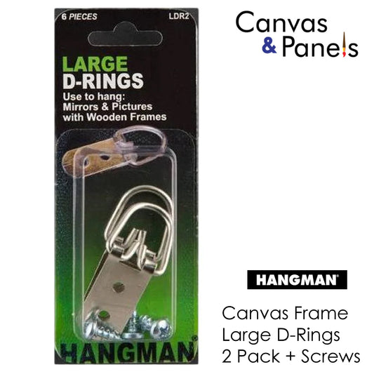 Canvas Hanger | Large D-Rings | 2 Pack