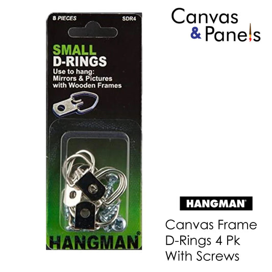 Canvas Hanger | D-Rings | 4 Pack